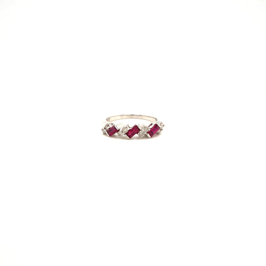 Emerald Ring in .925 Sterling Silver - KSR 11194