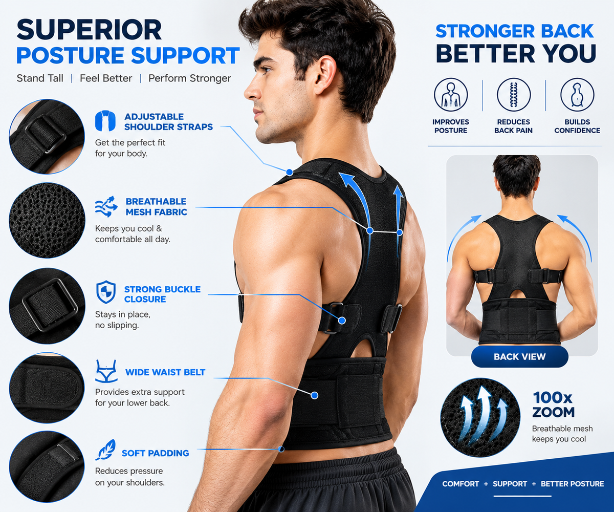 Posture Corrector Belt Unisex – Buy Basket